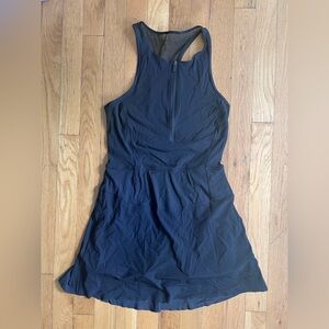 Lululemon black tennis dress, size 4, lightly worn